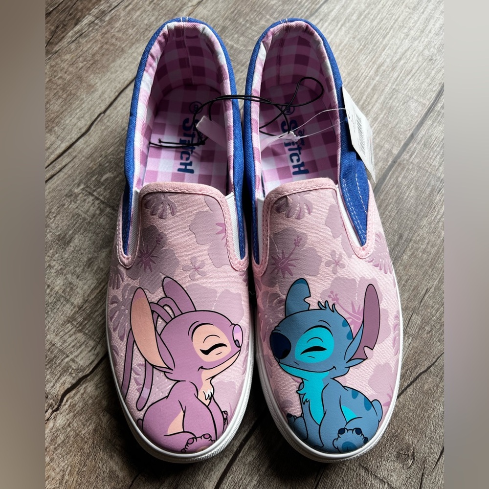 Stitch & Angel canvas slip-ons NWT
